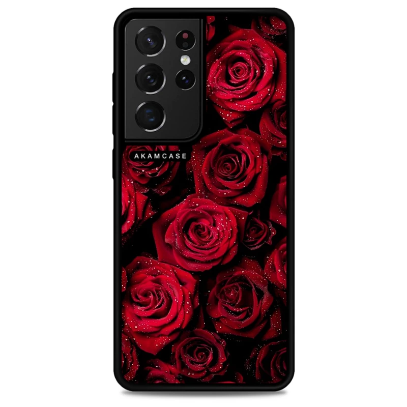 کاور آکام مدل AMC-WSGS21U-FLOWERS-35 مناسب برای گوشی موبایل سامسونگ Galaxy S21 Ultra