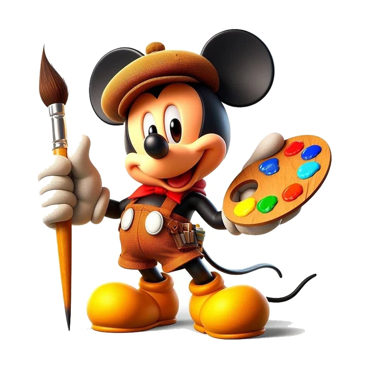 استیکر پارچه و لباس پاد آفرین مدل میکی موس کد 1106