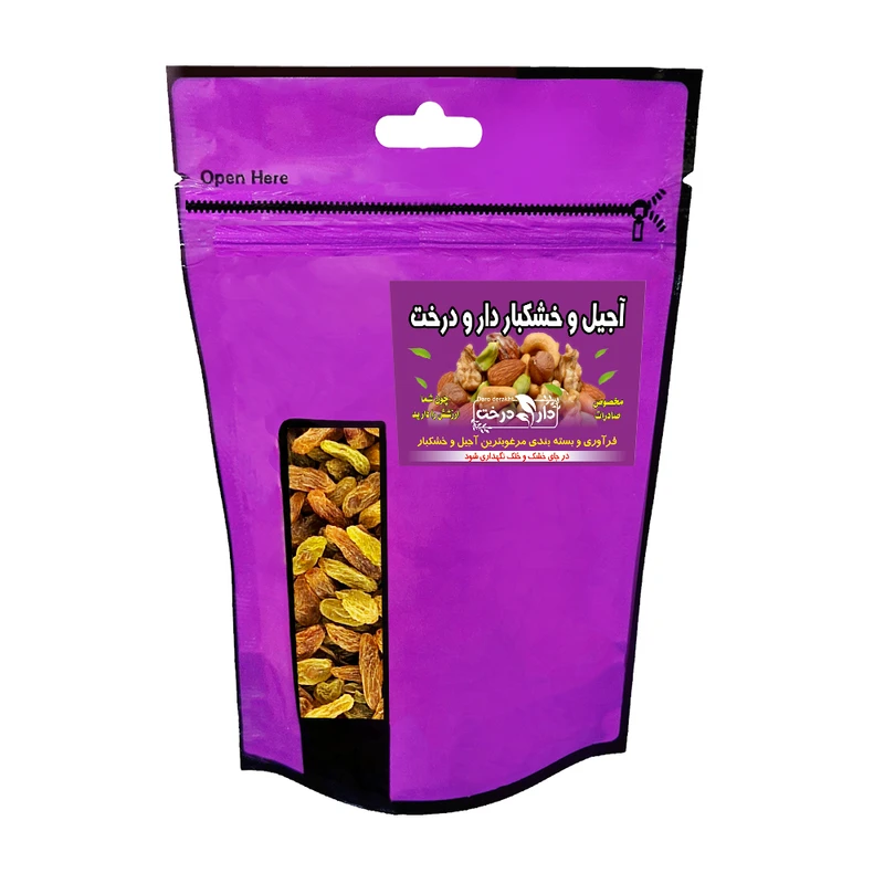 کشمش سبز تیزابی همدان دارو درخت - 100 گرم