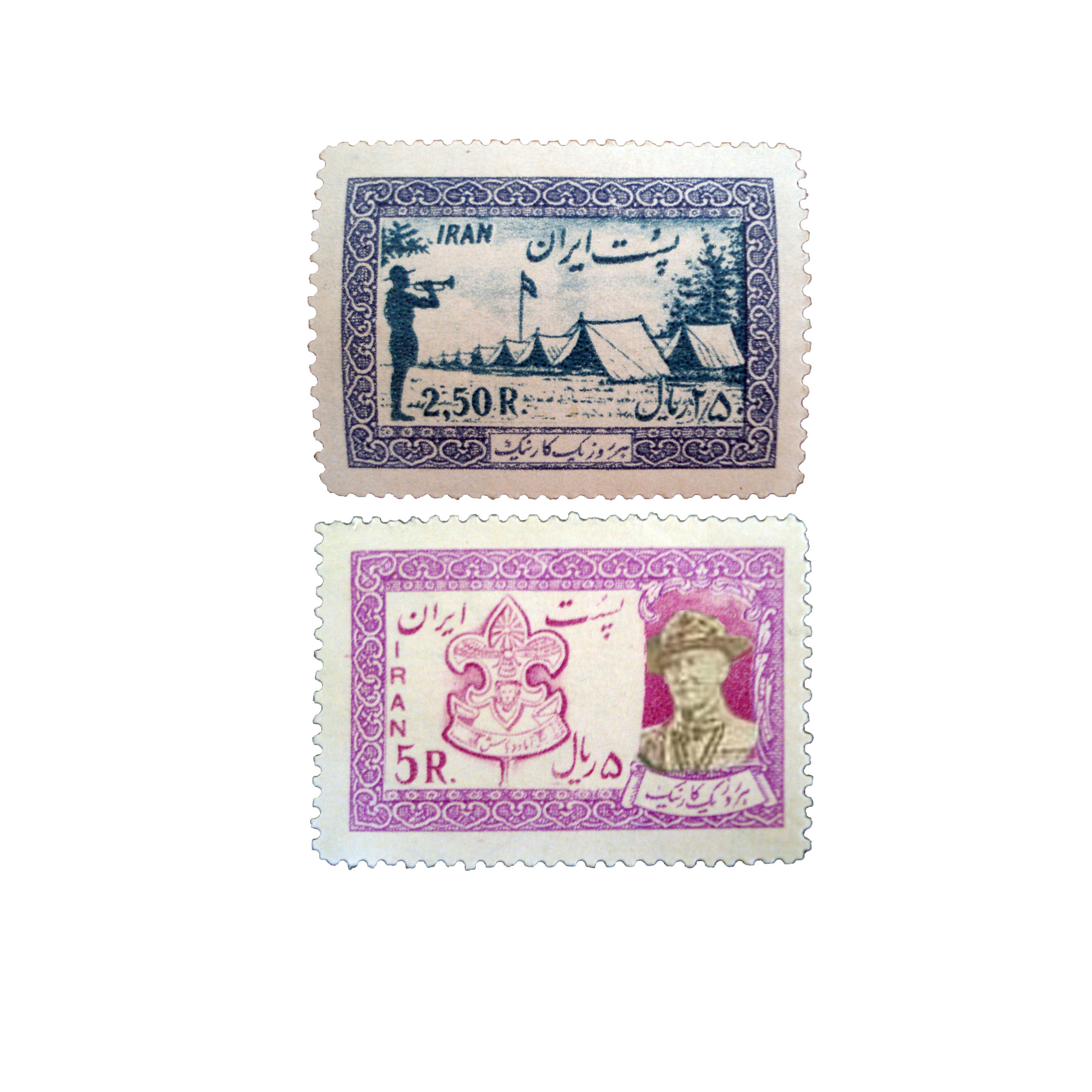 تمبر یادگاری مدل پیشاهنگی کد 67 مجموعه 2 عددی