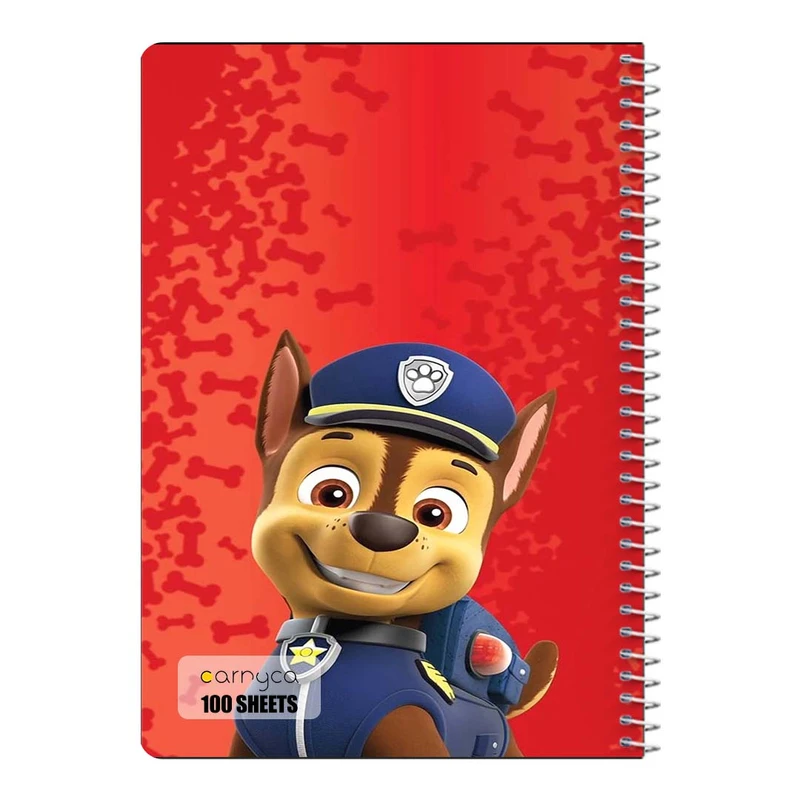 دفتر مشق 100 برگ سیمی کارنیکا طرح سگ های نگهبان paw patrol کد 38258