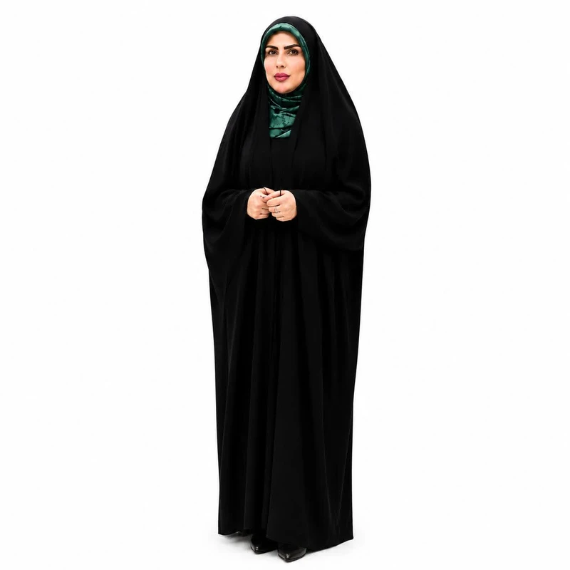 چادر عبایی حریر الاسود لیا کد 03