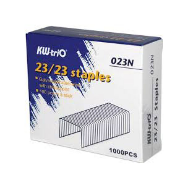 سوزن منگنه کی دبلیو تریو مدل 01 سایز 23/23 بسته 1000 عددی