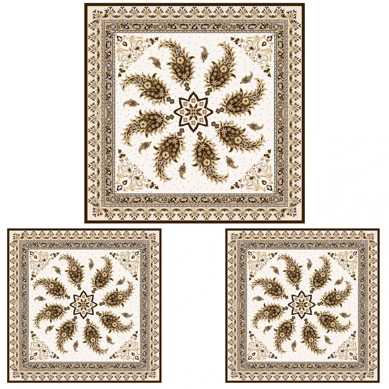 ست رومیزی سه تکه طرح قلمکار کد 140078