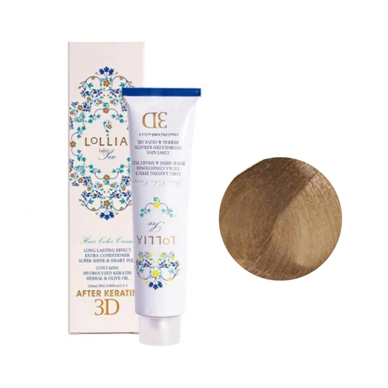 رنگ مو لولیا سی شماره T71 حجم 120 میلی‌لیتر رنگ شیر نسکافه ای