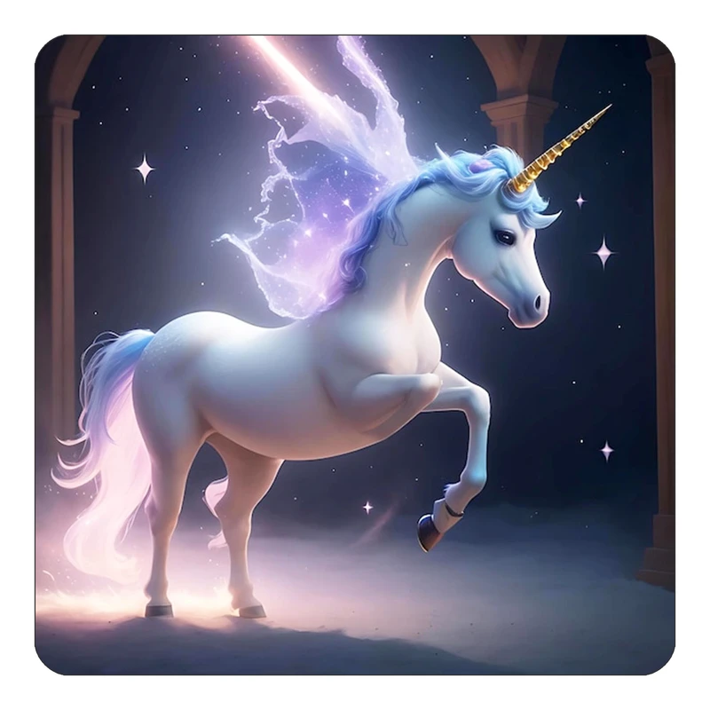 مگنت کاکتی طرح اسب تک شاخ و یونیکورن مدل mp32597