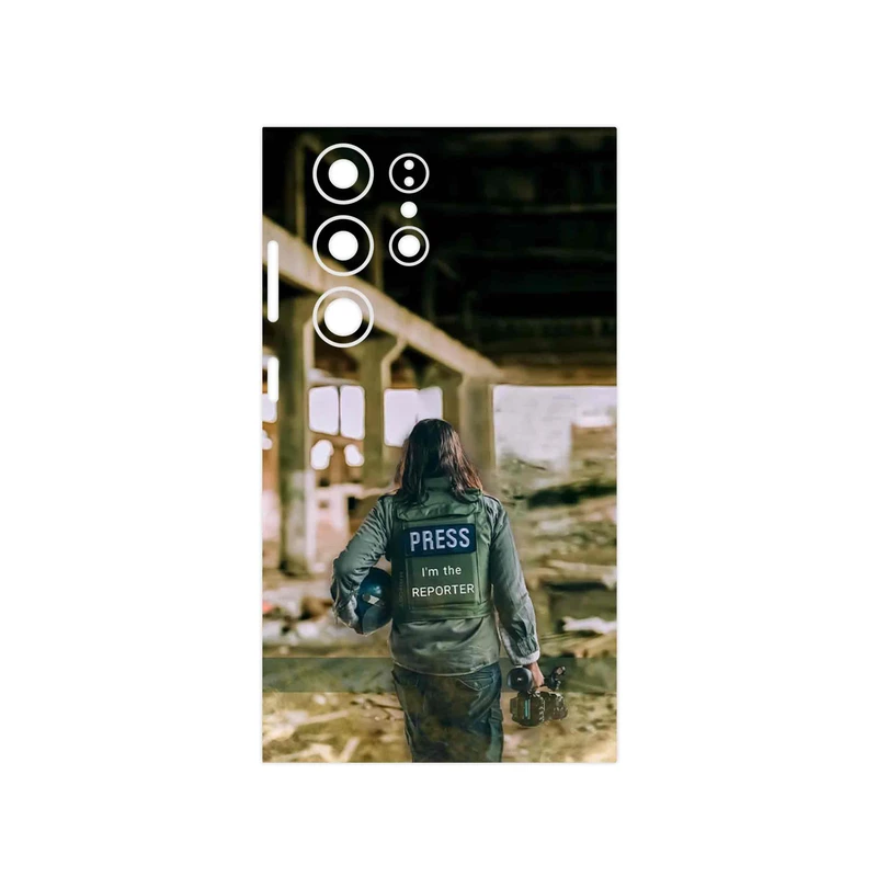 برچسب پوششی ماهوت مدل Reporter مناسب برای گوشی موبایل سامسونگ Galaxy S23 Ultra