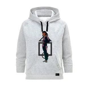 هودی زنانه مدل SQUID GAME کد J103 رنگ طوسی