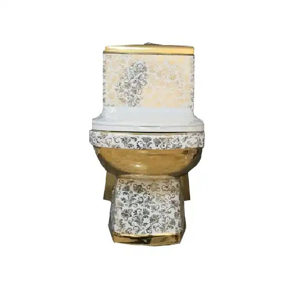 توالت فرنگی چینی لیماک مدل گلهای میخک