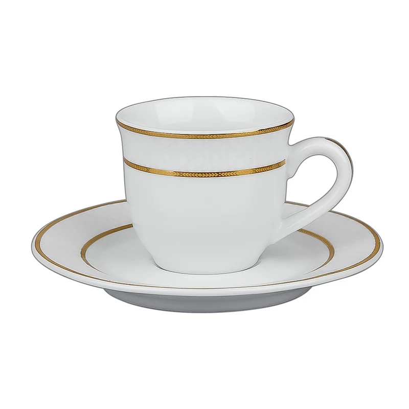 سرویس فنجان و نعلبکی 12 پارچه مناسب برای 6 نفر مدل تانیا