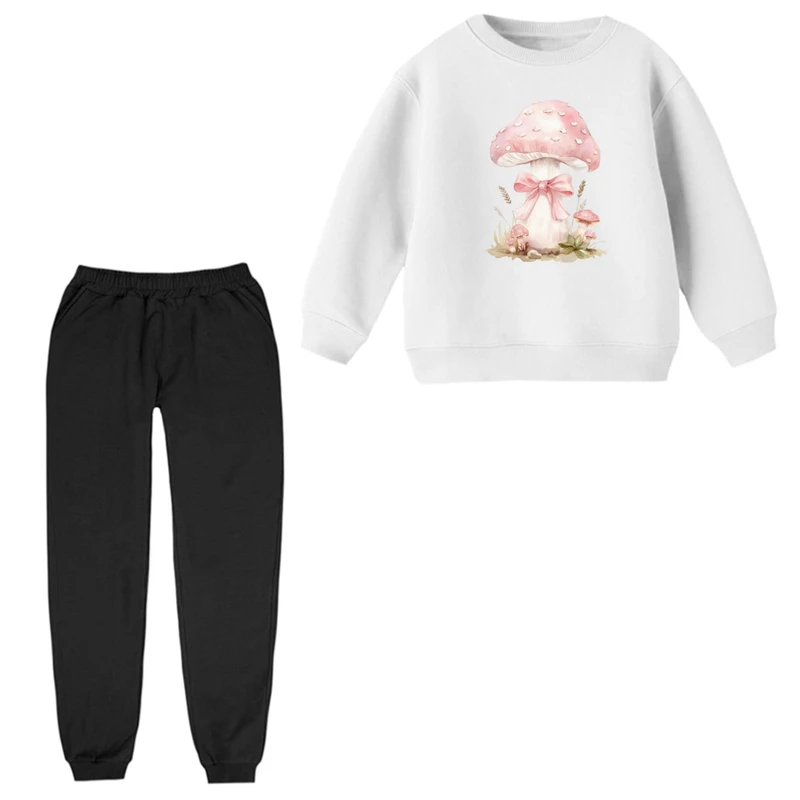 ست سویشرت و شلوار راحتی بچگانه مدل قارچ 