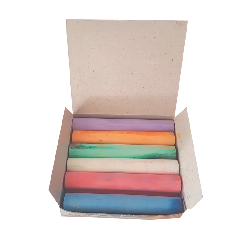 عکس شماره 2 : گچ رنگی مارلو مدل رنگینک بسته 12 عددی