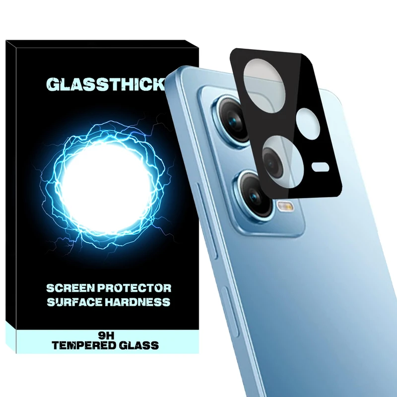 محافظ لنز دوربین گلستیک مدل 3D-GL مناسب برای گوشی موبایل شیائومی Redmi Note 12 Pro 5G