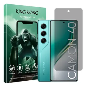 King Kong Hydrogel model privacy screen protector suitable for Tecno Camon 40 mobile phone