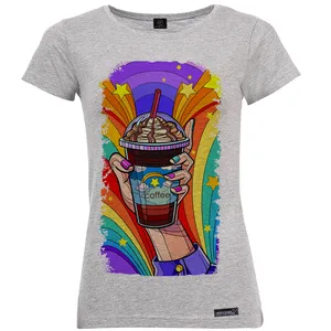 تی شرت آستین کوتاه زنانه 27 مدل Color Ice کد MH1208