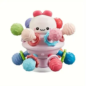 جغجغه مدل دندانی توپ دار طرح اختاپوس