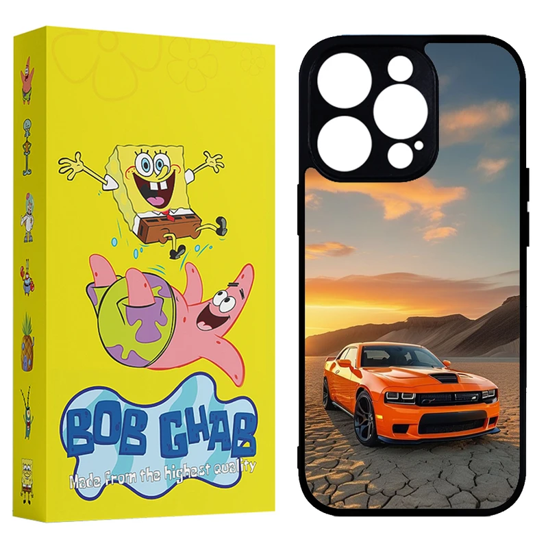 کاور باب قاب طرح ماشین مدل BCP15P مناسب برای گوشی موبایل اپل iPhone 15 Pro