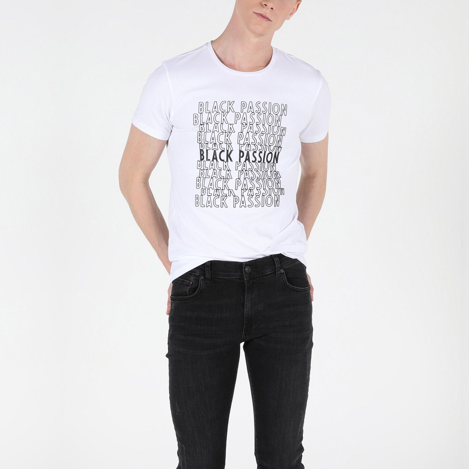 تی شرت آستین کوتاه مردانه کالینز مدل CLWT909 -  - 5