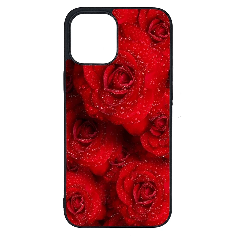 کاور طرح گل رز کد G-012 مناسب برای گوشی موبایل اپل iPhone 12 Pro Max