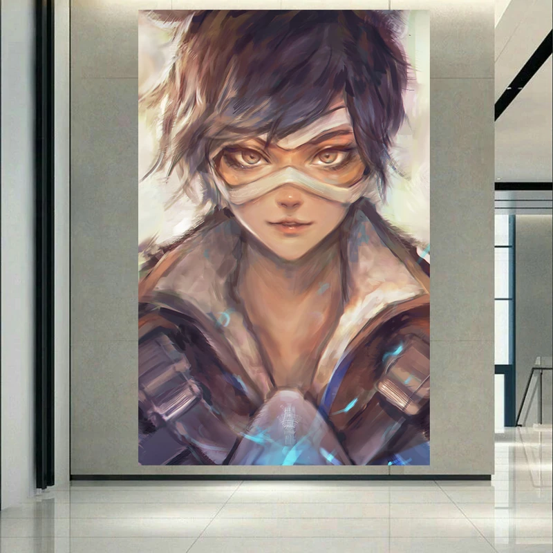 تابلو شاسی طرح انیمه مدل Tracer Overwatch کد AR 680