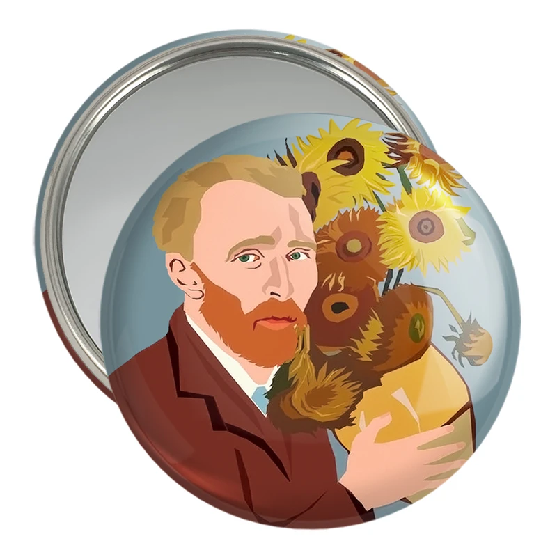 آینه جیبی خندالو مدل ونسان ونگوگ کد 25471