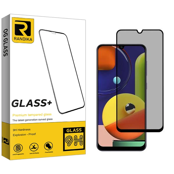 محافظ صفحه نمایش حریم شخصی راندیکا مدل RK مناسب برای گوشی موبایل سامسونگ Galaxy A50s