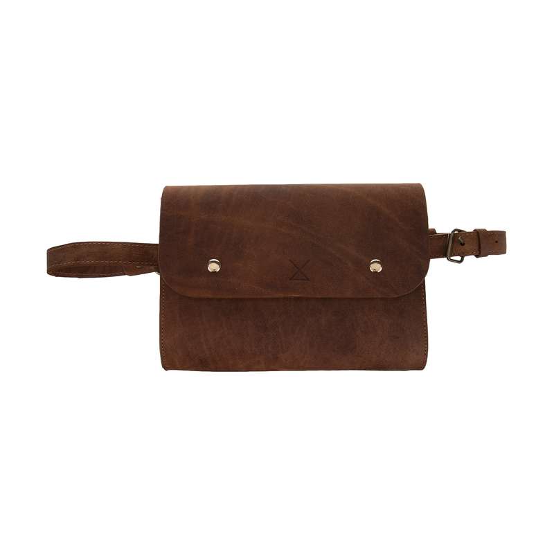کیف کمری مردانه چرم لانکا مدل WB-03-05