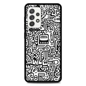 AKAM AMC-WSGA52-DOODLE15 Cover For Samsung Galaxy A52