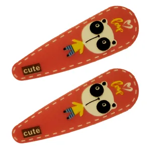 گیره مو دخترانه مدل پاندا کیوت بسته 2 عددی