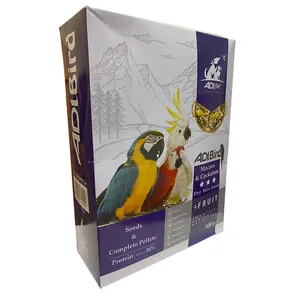 غذای خشک پرنده آدی پت مدل macaws and cockatoos وزن 600 گرم
