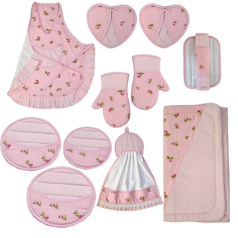 سرویس آشپزخانه 12 تکه طرح گل رز