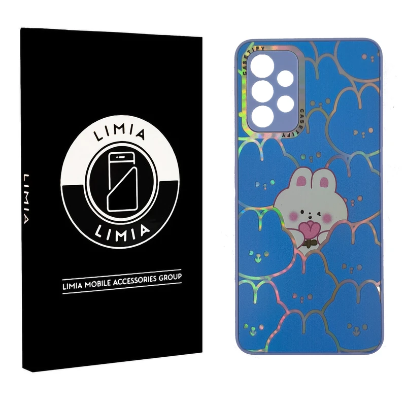 کاور لیمیا مدل فانتزی لنزدار طرح عروسکی شبرنگی مناسب برای گوشی موبایل سامسونگ Galaxy A32 4G