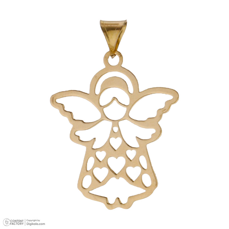 آویز گردنبند طلا 18 عیار دخترانه طلای مستجابی مدل 55120