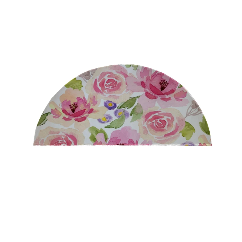 پادری مدل نیم دایره طرح گل کد 8125 سایز 90×45 سانتی متر