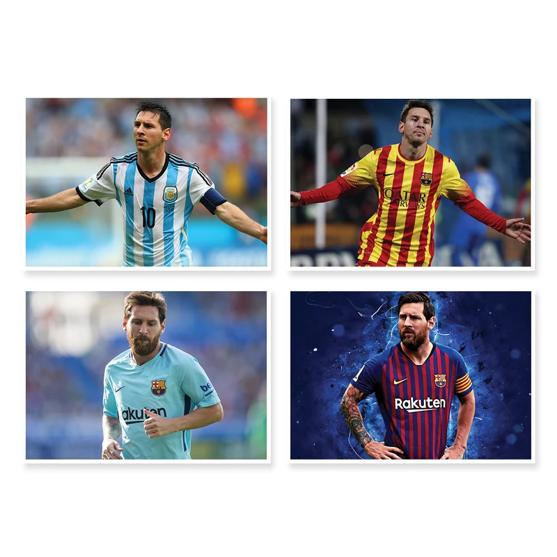 پوستر طرح Messi کد A-1737 مجموعه 4 عددی