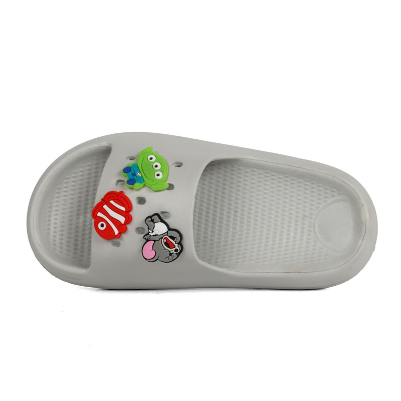 دمپایی زنانه نیکتا مدل LOVE-93 رنگ طوسی