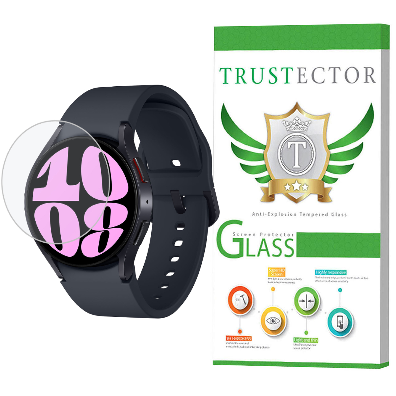 محافظ صفحه نمایش تراستکتور مدل SIMWATCHT مناسب برای ساعت هوشمند سامسونگ Galaxy Watch 6 44 mm