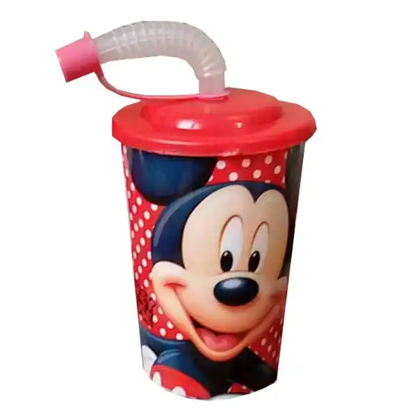 لیوان نی دار کودک طرح میکی