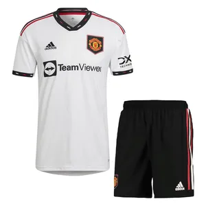 ست تی شرت آستین کوتاه و شلوارک ورزشی مردانه مدل منچستر یونایتد Away 2023