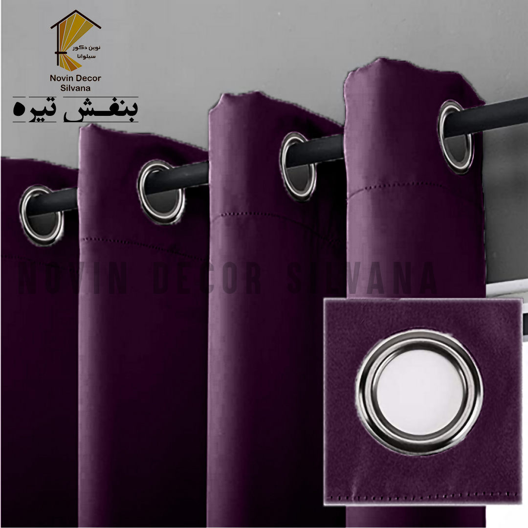 پرده نوین دکور سیلوانا مدل کتان کد 230 1 سایز 230 × 140 سانتی متر