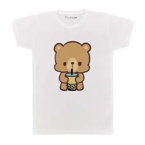 تی شرت بچگانه پرمانه طرح خرس های کله فندقی کد pmt.5538