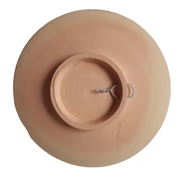 بشقاب دیوارکوب سفالی مدل هفت سین کد 006 بسته 6 عددی