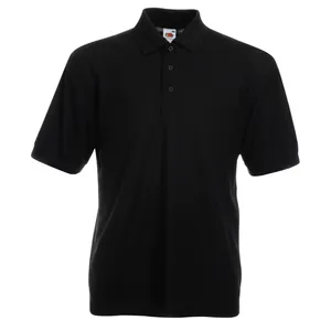 پولوشرت آستین کوتاه مردانه فروت آو د لوم مدل HG-987 رنگ مشکی