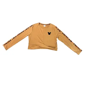 کراپ‌تاپ آستین بلند زنانه مدل e244