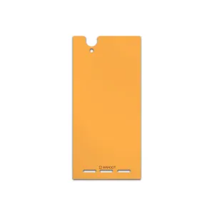 MAHOOT Matte-Orange Cover Sticker for Sony Xperia T2 Ultra