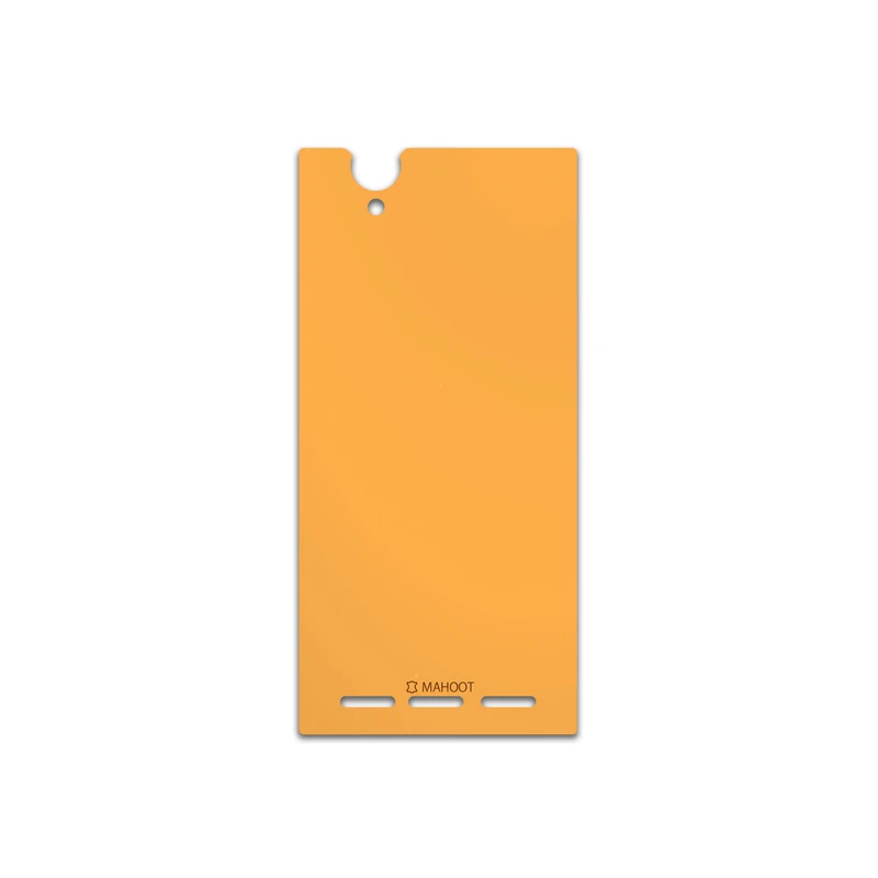 برچسب پوششی ماهوت مدل Matte-Orange مناسب برای گوشی موبایل سونی Xperia T2 Ultra