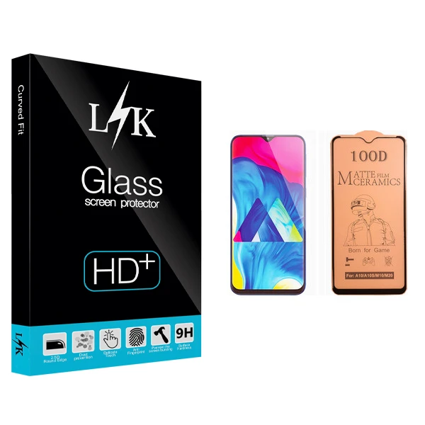 محافظ صفحه نمایش سرامیکی ال کی مدل +LITE مناسب برای گوشی موبایل سامسونگ Galaxy M10