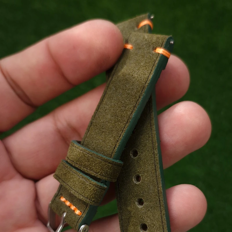 عکس شماره 3 : بند ساعت مچی مدل چرم جیر کد gr20