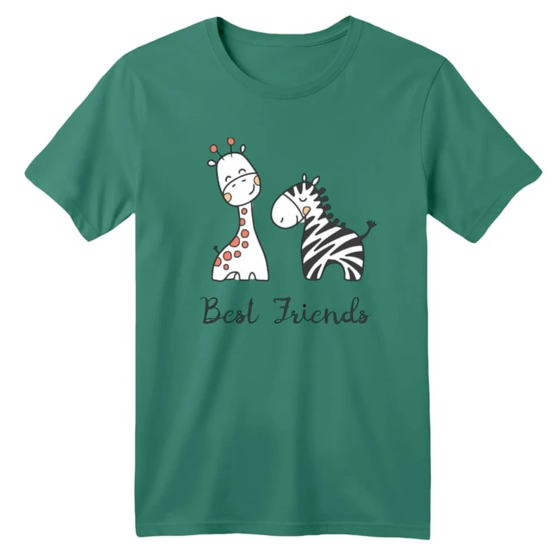 تی شرت آستین کوتاه بچگانه مدل زرافه کد ۲۹