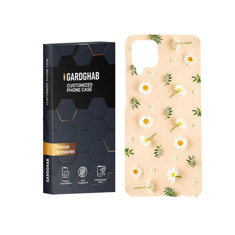 کاور گارد قاب مدل گل مناسب برای گوشی موبایل سامسونگ Galaxy A12